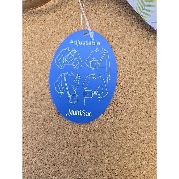 MultiSac  Secret Garden Wht Crossbody Bag (B7) - Picture 7 of 10